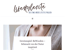 Tablet Screenshot of lifestylesite.de